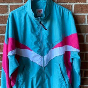 Multicolored Vintage New Balance Windbreaker